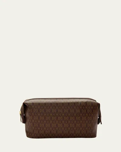 Wolf Men's Signature Washbag In Brown