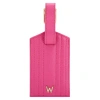 Wolf Mimi Luggage Tag In Pink