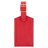 Wolf Mimi Luggage Tag In Red