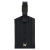 Wolf Mimi Luggage Tag In Black