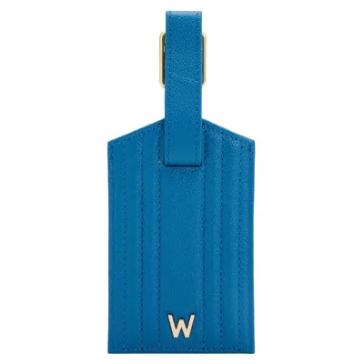 Wolf Mimi Luggage Tag In Blue