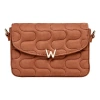 Wolf Mimi Swirl Shoulder Bag With Scarf In Nutshell Brown