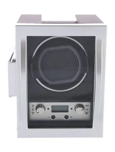 Pre-owned Wolf Module 4.1 Watch Winder In Metallic/silver