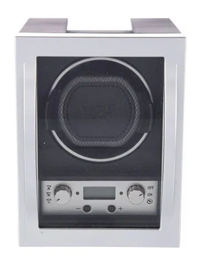 Pre-owned Wolf Module 4.1 Watch Winder In Silver