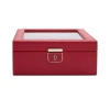 Wolf Palermo 6 Pc Watch Box In Red