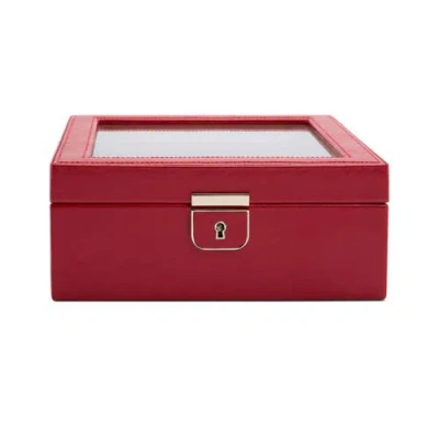 Wolf Palermo 6 Pc Watch Box In Red