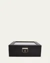 Wolf Palermo 6-piece Watch Box In Black