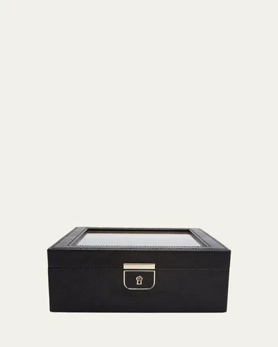 Wolf Palermo 6-piece Watch Box In Black
