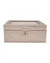 Wolf Palermo 6-piece Watch Box In Rose Gold