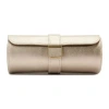 Wolf Palermo Double Watch Roll & Jewelry Pouch In Pewter