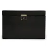 Wolf Palermo Large Black Anthracite Jewelry Case 213002 In Black