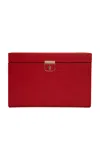 Wolf Palermo Large Jewelry Box - Red In Red