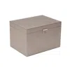 Wolf Palermo Large Pewter Jewelry Box 213078 In Gold Tone