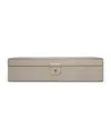 Wolf Palermo Medium Flat Jewelry Box In Gray