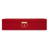 Wolf Palermo Medium Red Jewelry Box 213272 In Red