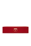 Wolf Palermo Medium Red Jewelry Box 213272 In Red
