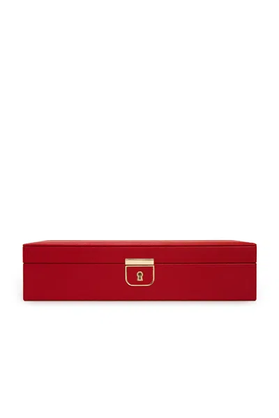 Wolf Palermo Medium Jewelry Box In Red