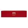 Wolf Palermo Medium Red Jewelry Box 213272 In Red