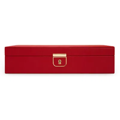 Wolf Palermo Medium Red Jewelry Box 213272