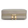 Wolf Palermo Zip Case In Gold Tone