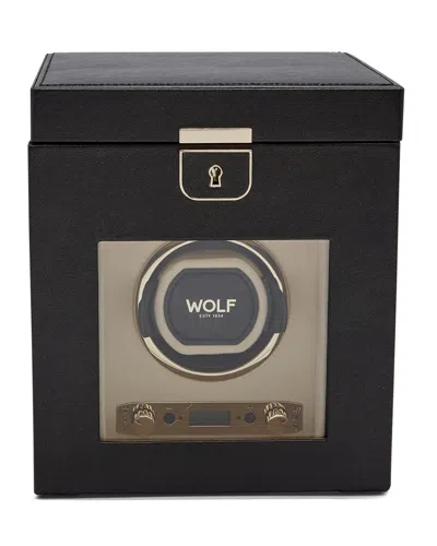 Wolf Palermo Single Watch Winder In Black