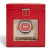 Wolf Palermo Single Watch Winder In Red