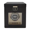 Wolf Palermo Single Watch Winder With Jewelry Storage In Black