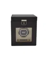 Wolf Palermo Single Watch Winder With Jewelry Storage In Black