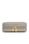 Wolf Palermo Zip Case In Pewter