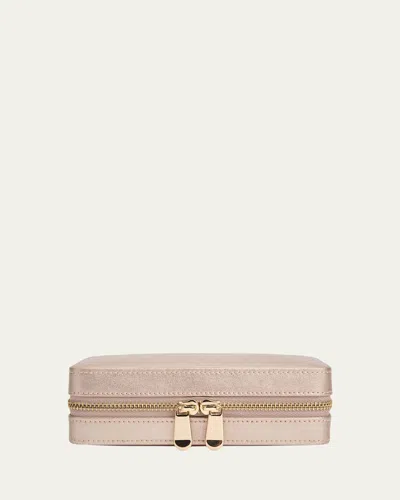 Wolf Palermo Zip Case In Rose Gold
