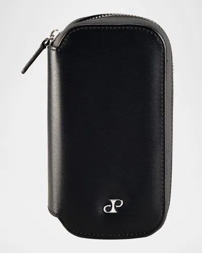 Wolf Philipp 2-piece Travel Watch Case In Black