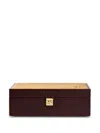 Wolf Leather Jewellery Box With Compartments
