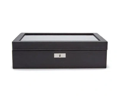 Wolf Roadster 10 Piece Watch Box In Black