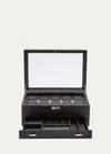 Wolf Roadster 10-piece Watch Box With Drawer In Black