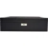 Wolf Roadster 15 Piece Watch Box In Black