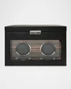 Wolf Roadster Double Watch Winder In Black