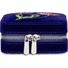 Wolf Royal Asscher Square Jewelry Zip Case In Blue