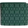 Wolf Signature Billfold And Coin In Green