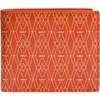 Wolf Signature Billfold And Coin In Orange