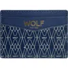 Wolf Men's Signature Cardholder In Blue