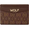 Wolf Signature Cardholder In Brown
