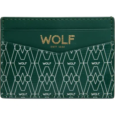 Wolf Signature Cardholder In Signature Green
