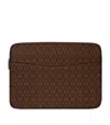 Wolf Signature Laptop Case In Brown