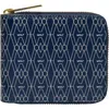 Wolf Signature Zip Wallet In Blue