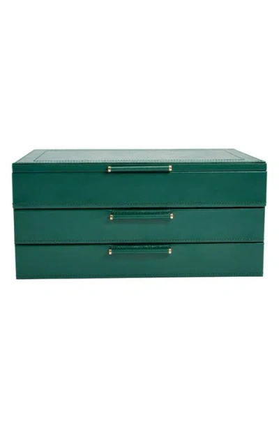 Wolf Sophia Jewelry Box In Forest Green