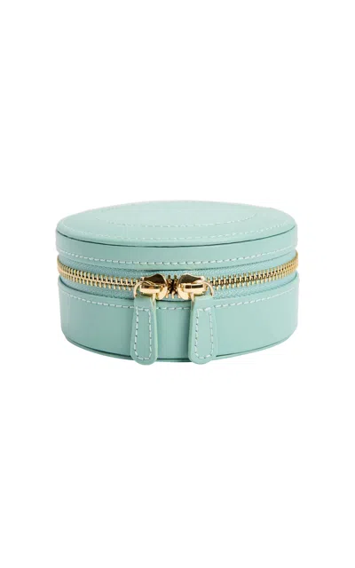 Wolf Sophia Leather Case In Blue