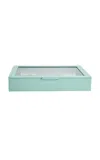 Wolf Sophia Leather Jewelry Box In Blue