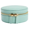 Wolf Sophia Round Zip Case In Green