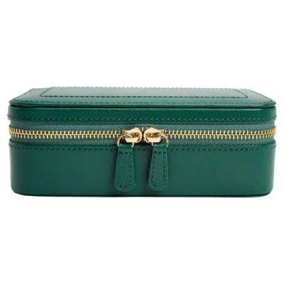Wolf Sophia Travel Zip Case In Forest Green