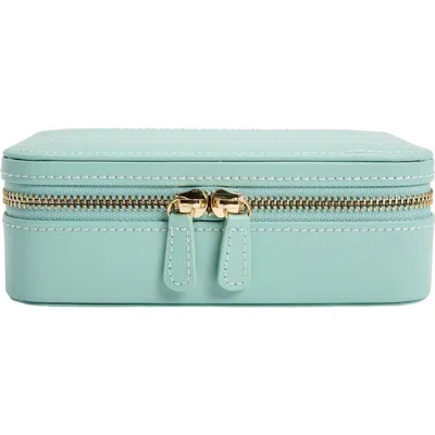 Wolf Sophia Travel Zip Case In Green